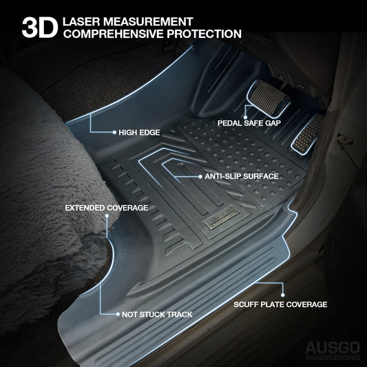 5D Car Floor Mats for Toyota Land Cruiser 80 Series 1990-1998