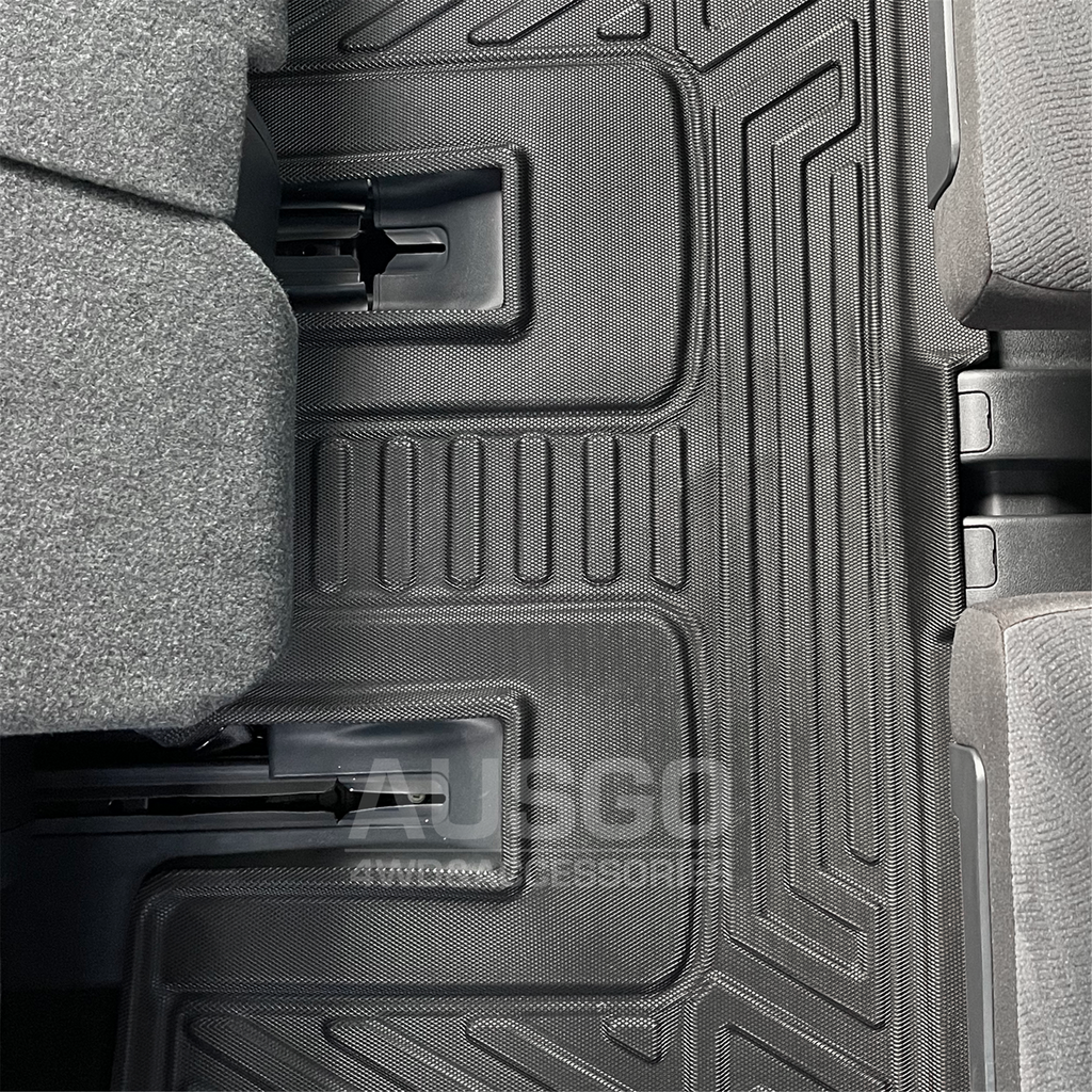 7D Car Floor Mats for Toyota Land Cruiser Prado 150 Series 7-Seat 2009-2024 (Auto Trans)