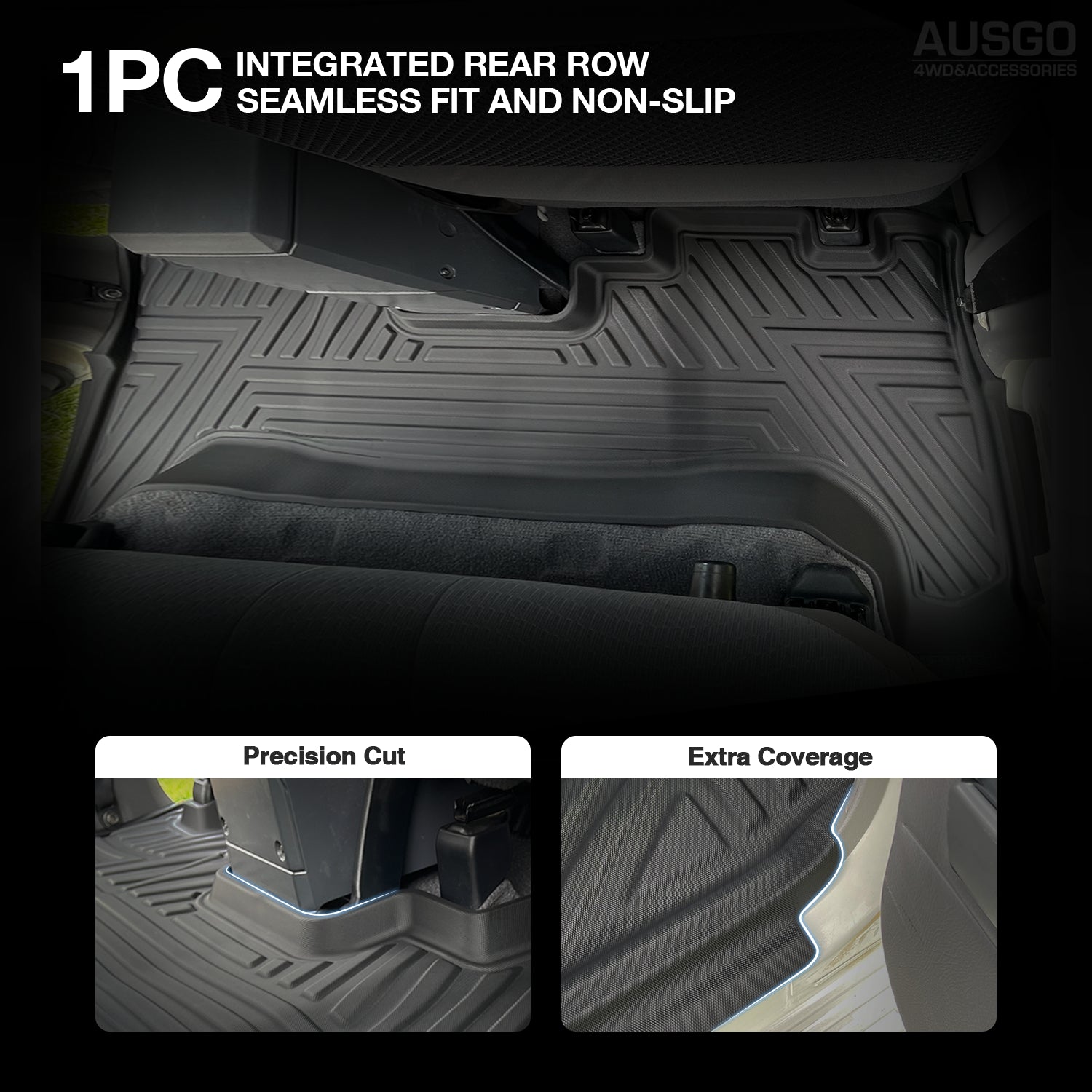 5D Car Floor Mats for Toyota Land Cruiser 79 Series Dual Cab 2012-Onwards