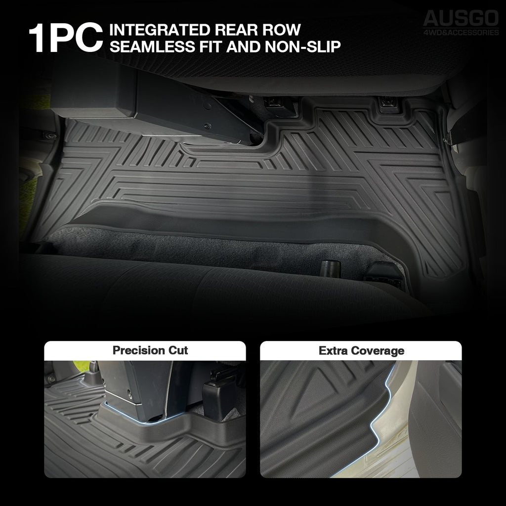 5D Moulded Car Floor Mats for Toyota Land Cruiser 76 Series 2012-2023