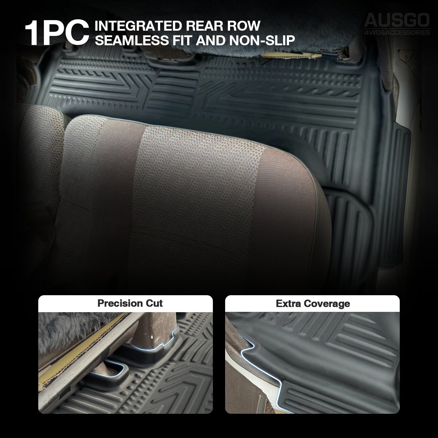5D Car Floor Mats for Toyota Land Cruiser 80 Series 1990-1998