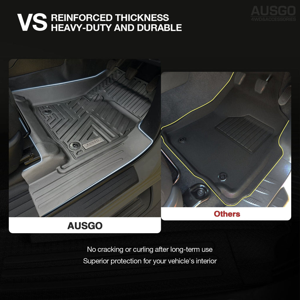 5D Car Floor Mats for Toyota Hilux Dual Cab 2015-2025 Manual Trans