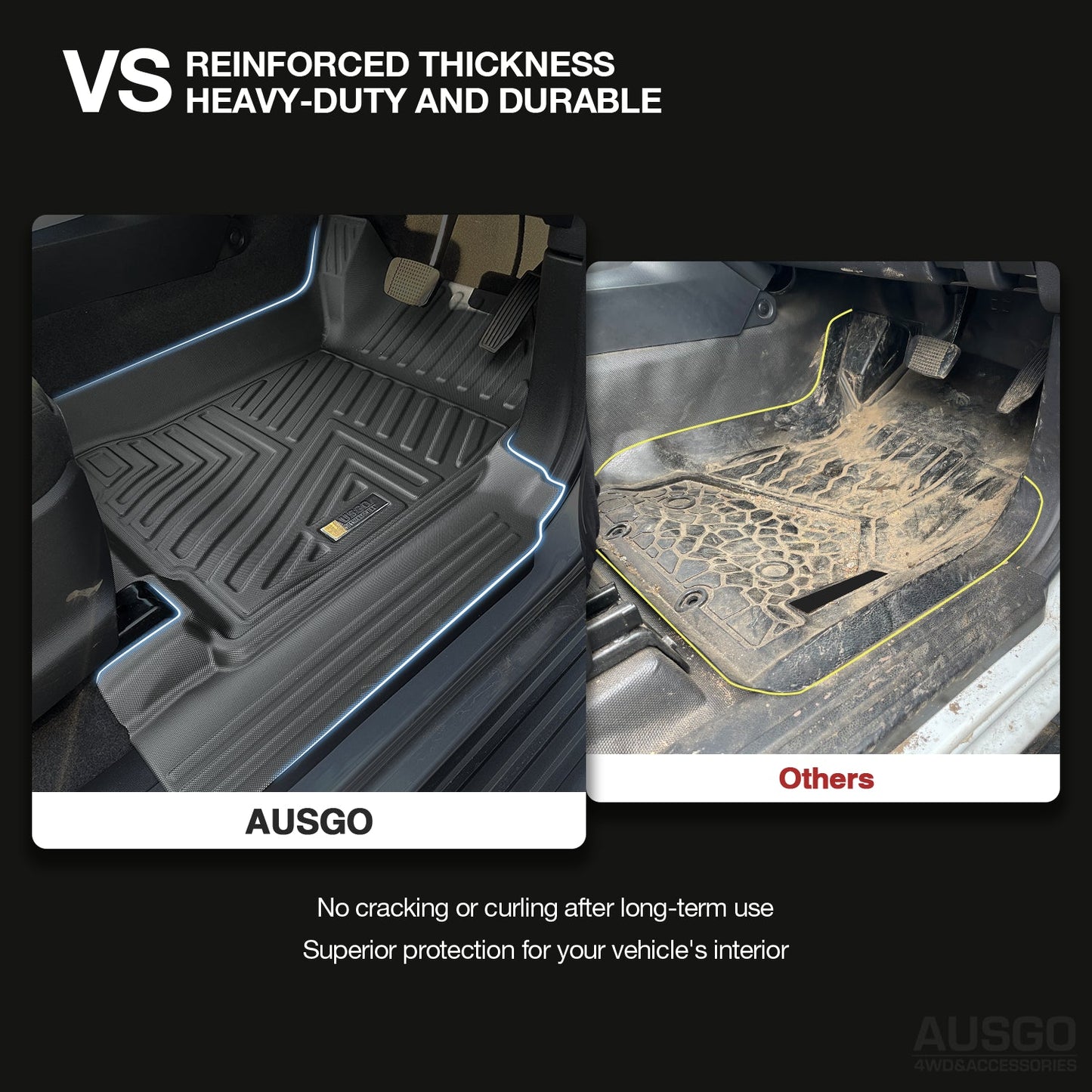5D Car Floor Mats for Holden Colorado Dual Cab 2012-2020