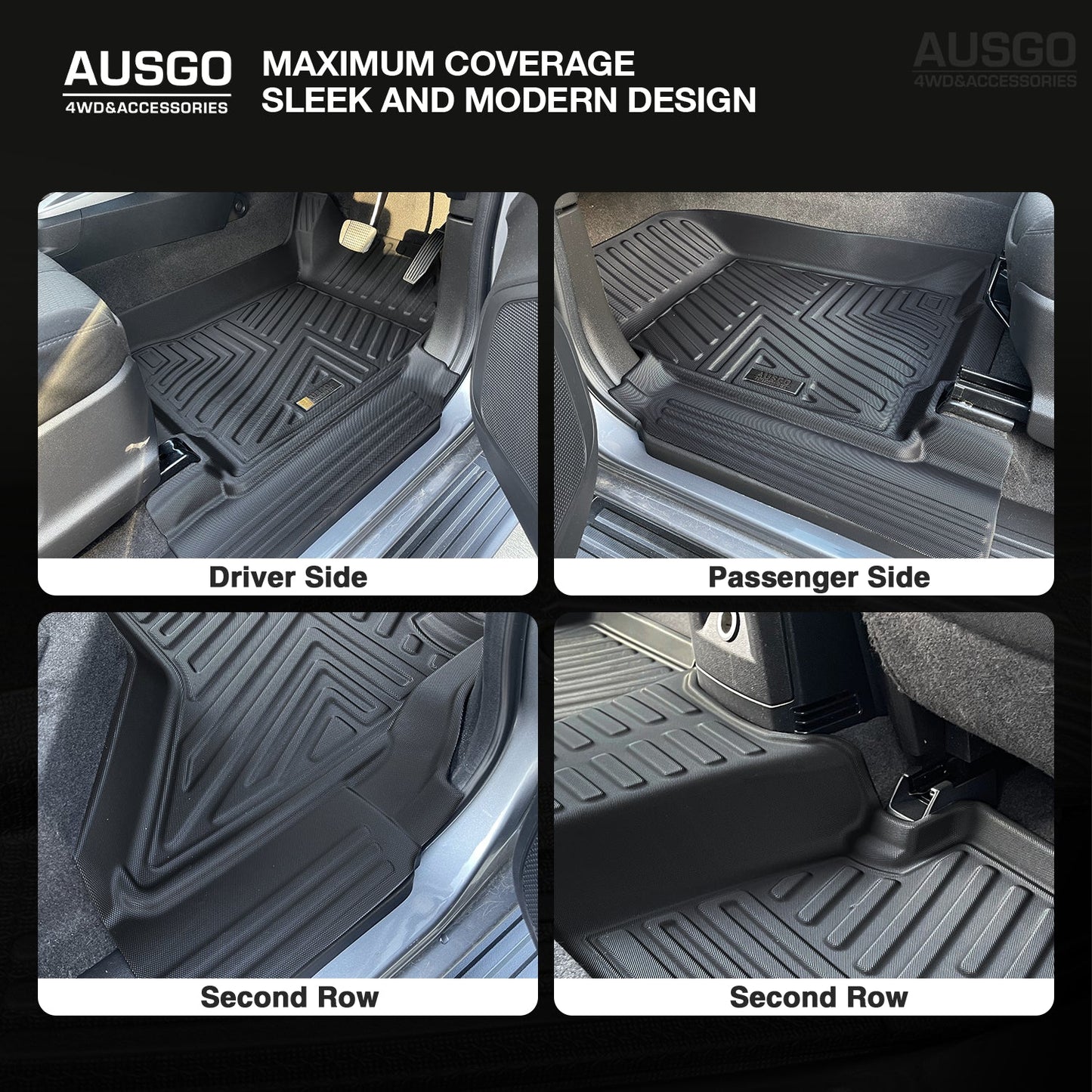 5D Car Floor Mats for Holden Colorado Dual Cab 2012-2020