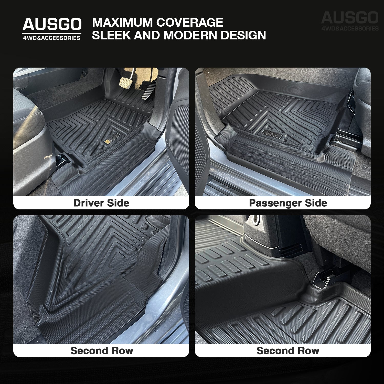 5D Car Floor Mats for Holden Colorado Dual Cab 2012-2020
