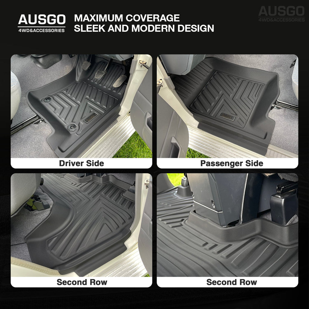 5D Car Floor Mats for Toyota Land Cruiser 79 Series Dual Cab 2012-Onwards