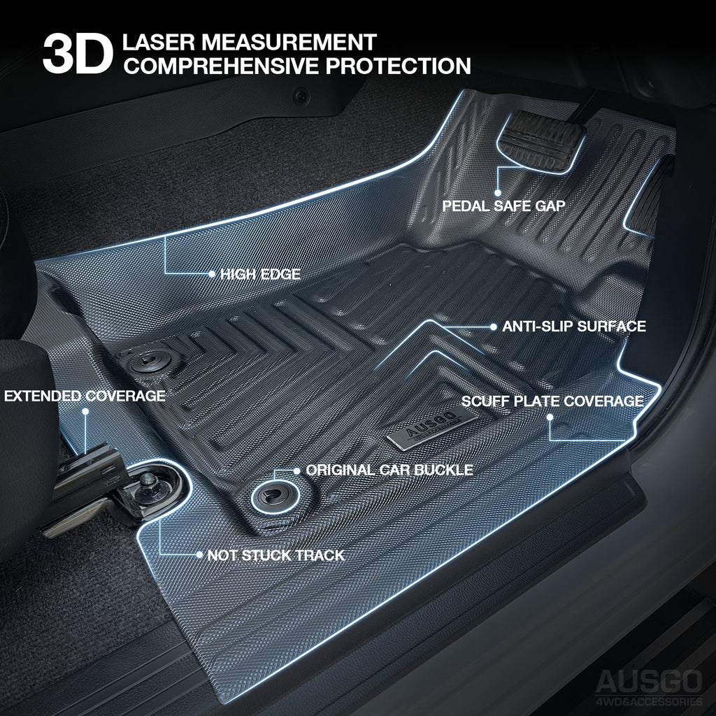 5D Car Floor Mats for Mitsubishi Triton ML MN Series Dual Cab 2006-2015