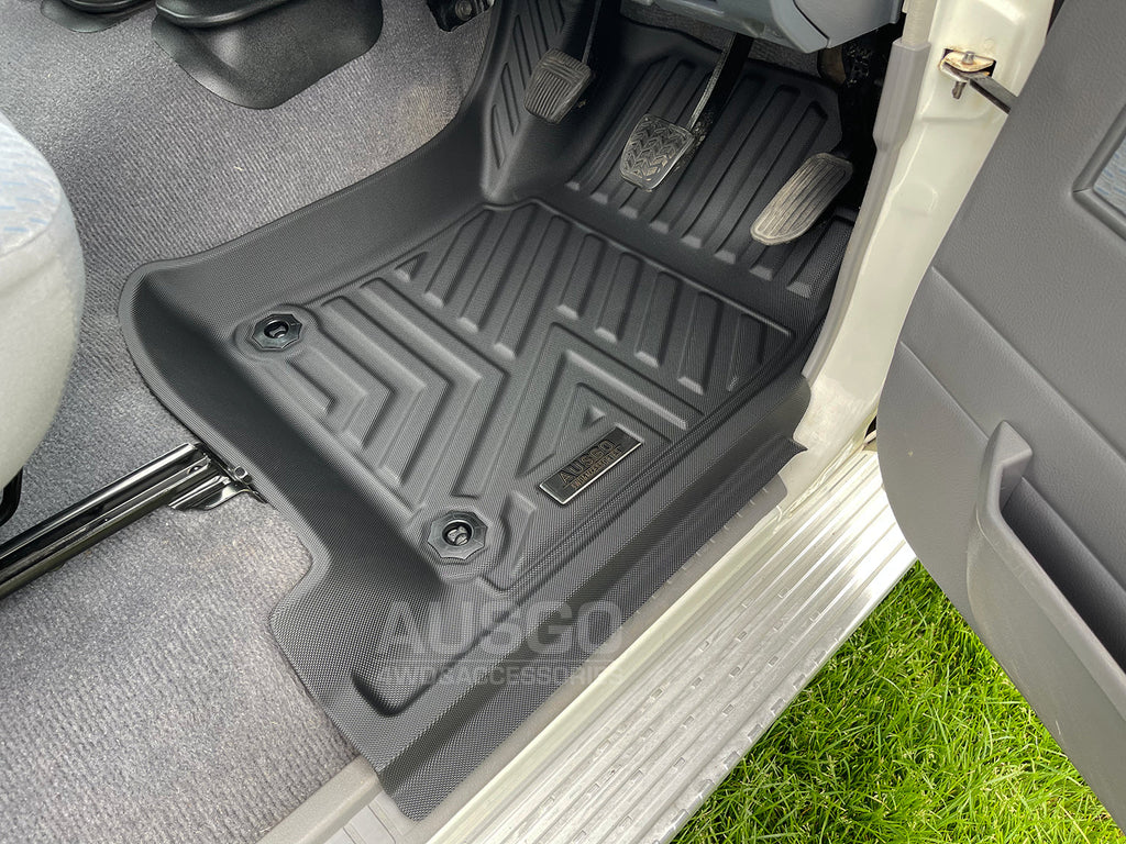 5D Moulded Car Floor Mats for Toyota Land Cruiser 76 Series 2012-2023