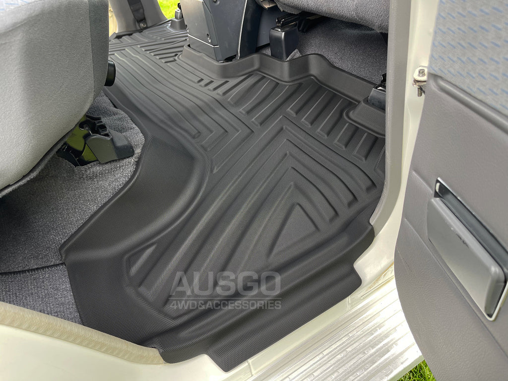 5D Moulded Car Floor Mats for Toyota Land Cruiser 76 Series 2012-2023