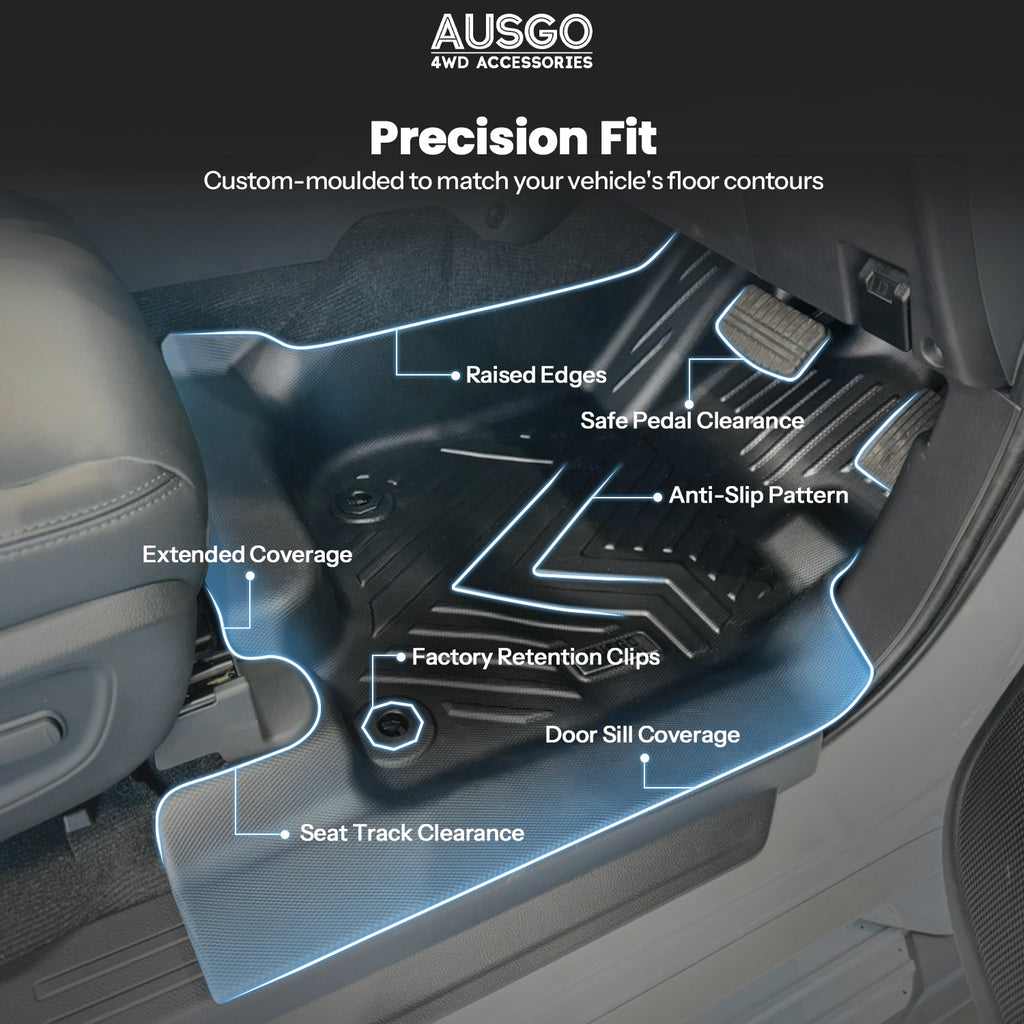 5D Car Floor Mats for Mitsubishi Pajero Sport 2015-Onwards