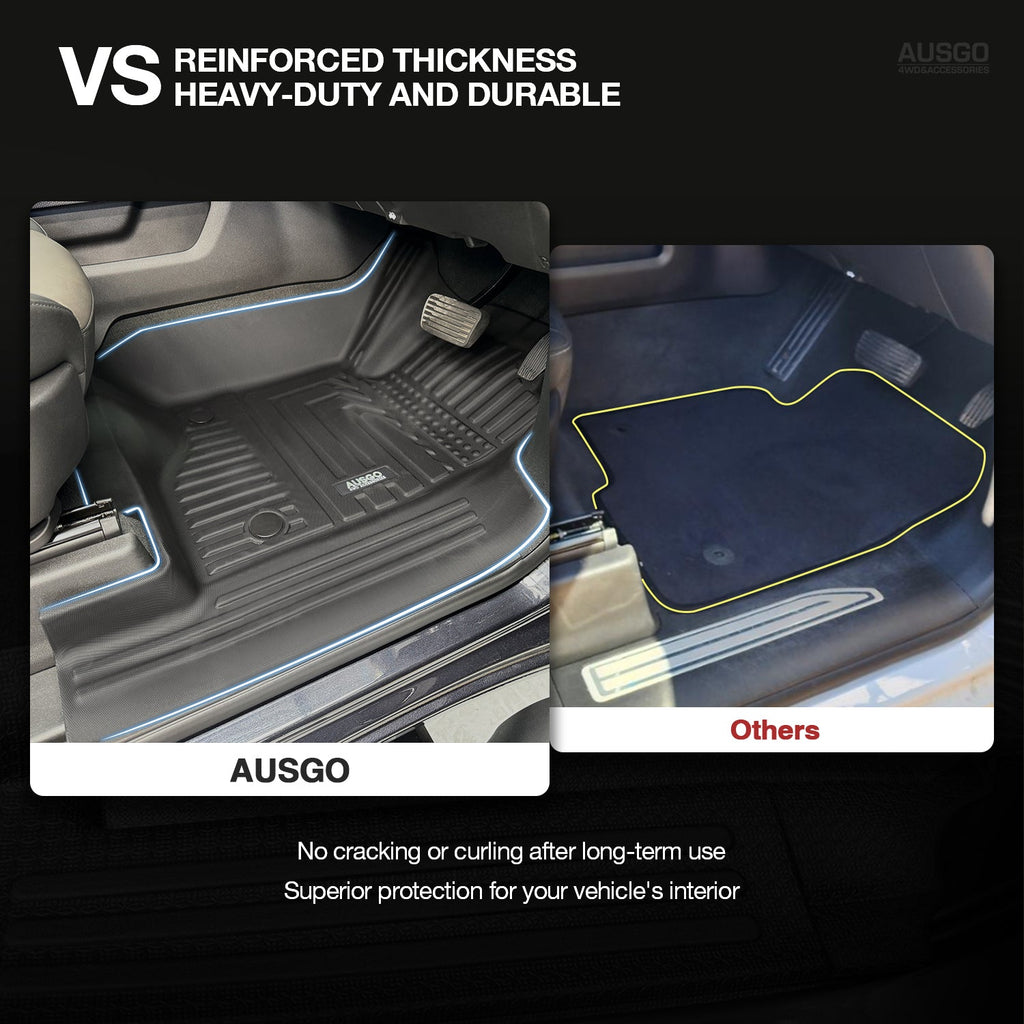 5D Car Floor Mats for Chevrolet Silverado T1 Series 2020-Onwards