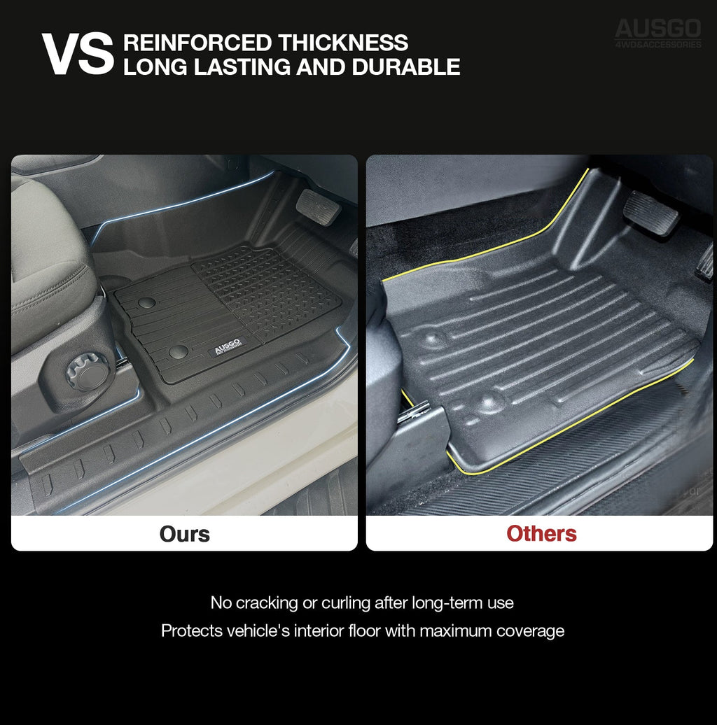 7D Injection Floor Mats for Ford Everest Next-Gen 2022-Onwards