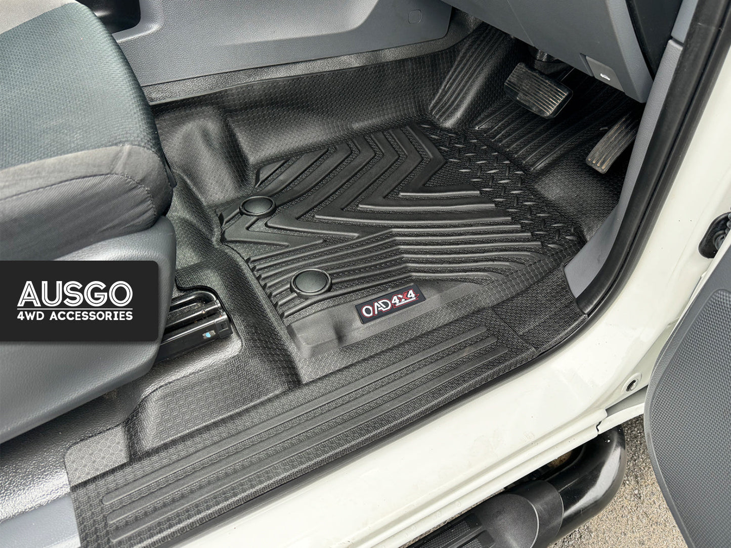 5D Injection Floor Mats for Ford Ranger PX PX2 PX3 Series Dual Cab 2011-2022