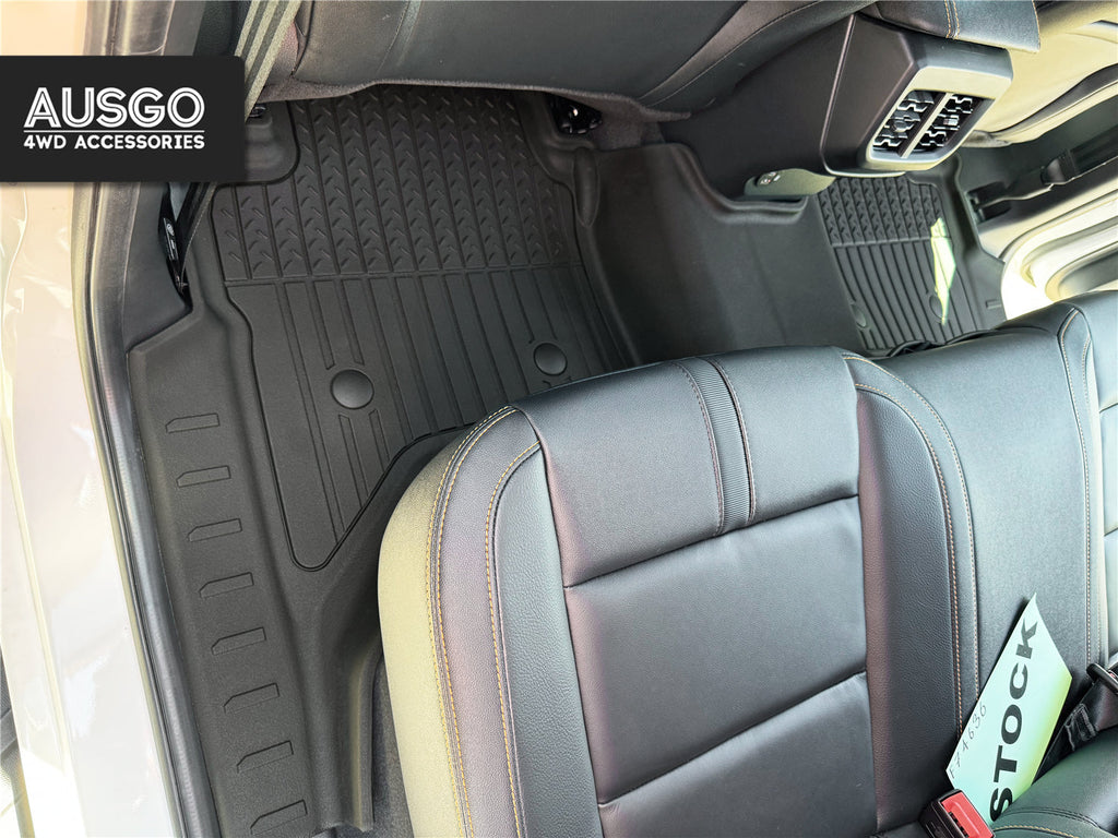 7D Injection Floor Mats for Volkswagen Amarok Next-Gen NF Dual Cab 2023-Onwards