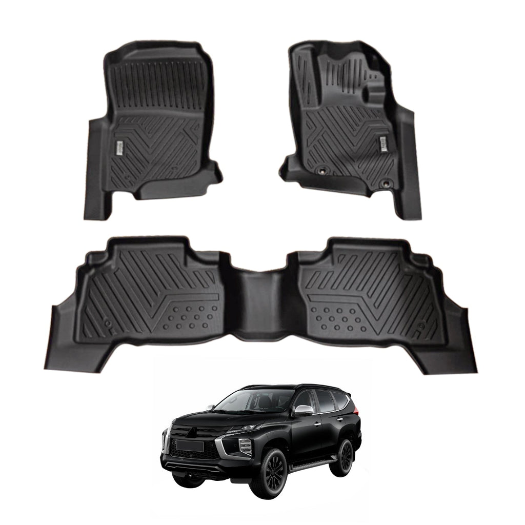 5D Car Floor Mats for Mitsubishi Pajero Sport 2015-Onwards