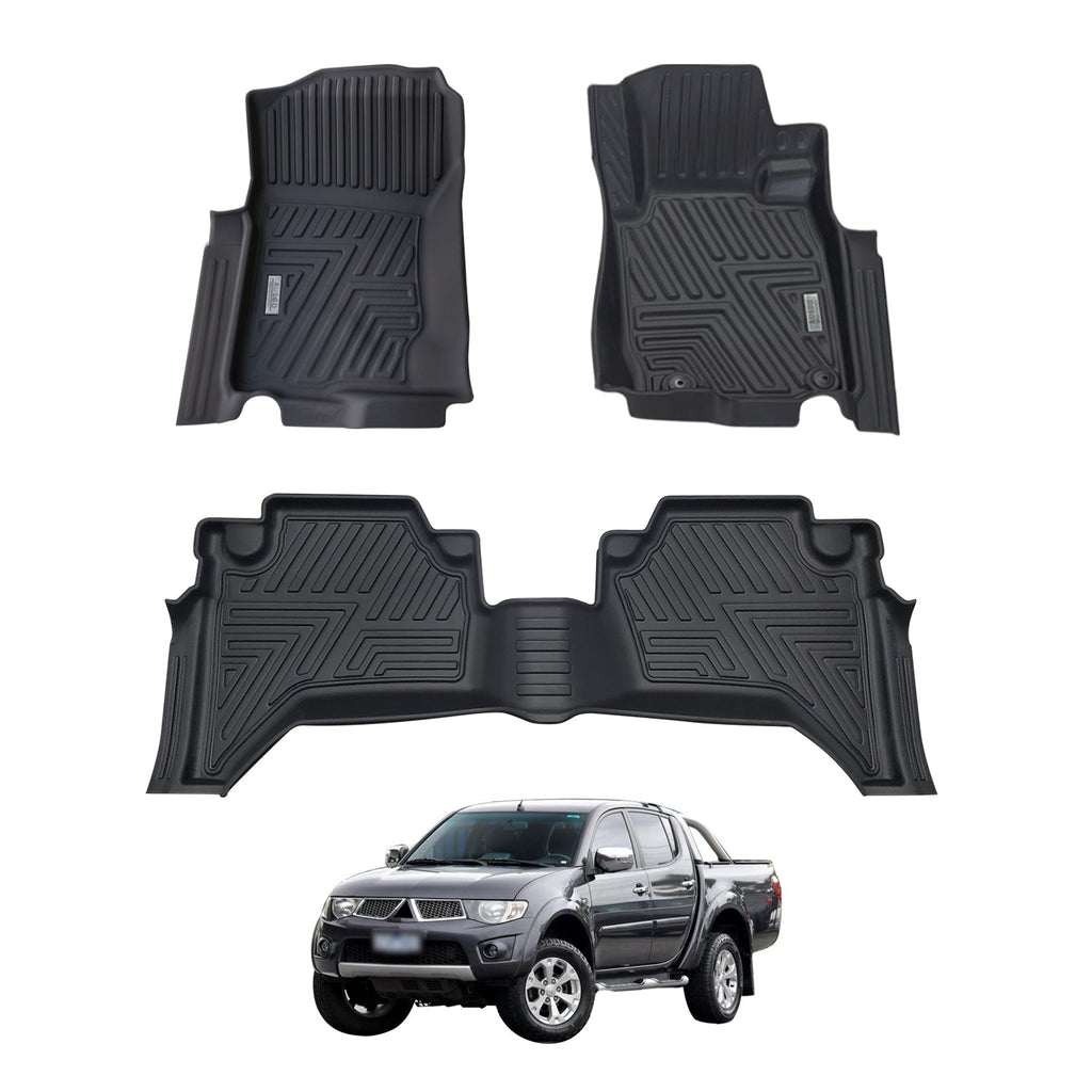5D Car Floor Mats for Mitsubishi Triton ML MN Series Dual Cab 2006-2015