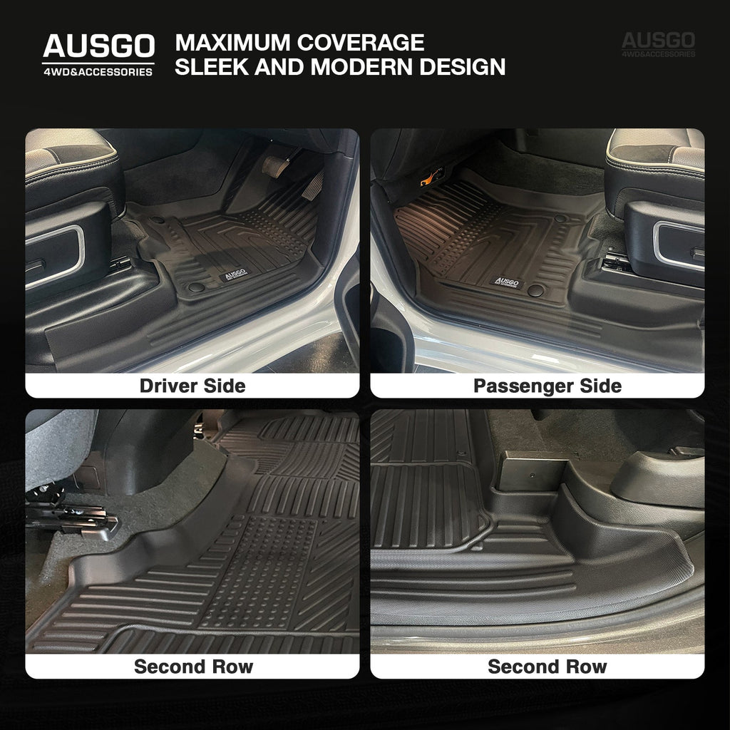 5D Car Floor Mats for RAM 1500 DT Series Crew Cab 2023-Onwards