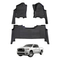 5D Car Floor Mats for RAM 1500 DT Series Crew Cab 2023-Onwards