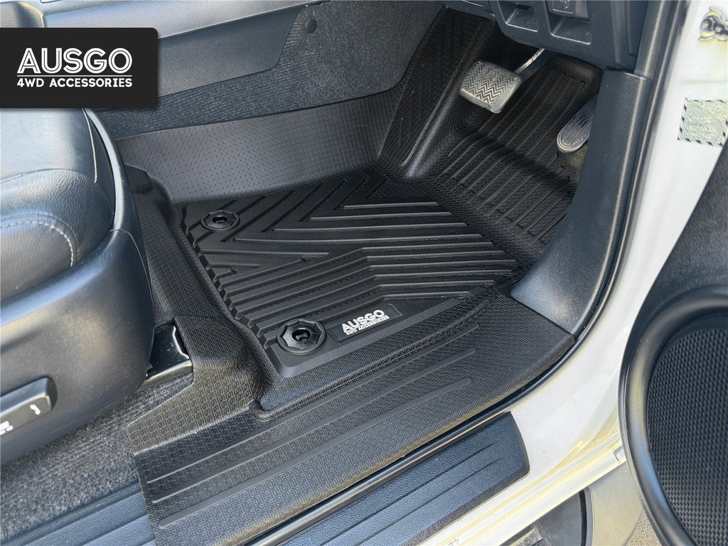 5D Injection Floor Mats for Toyota Hilux Dual Cab 2015-2025 Auto Trans