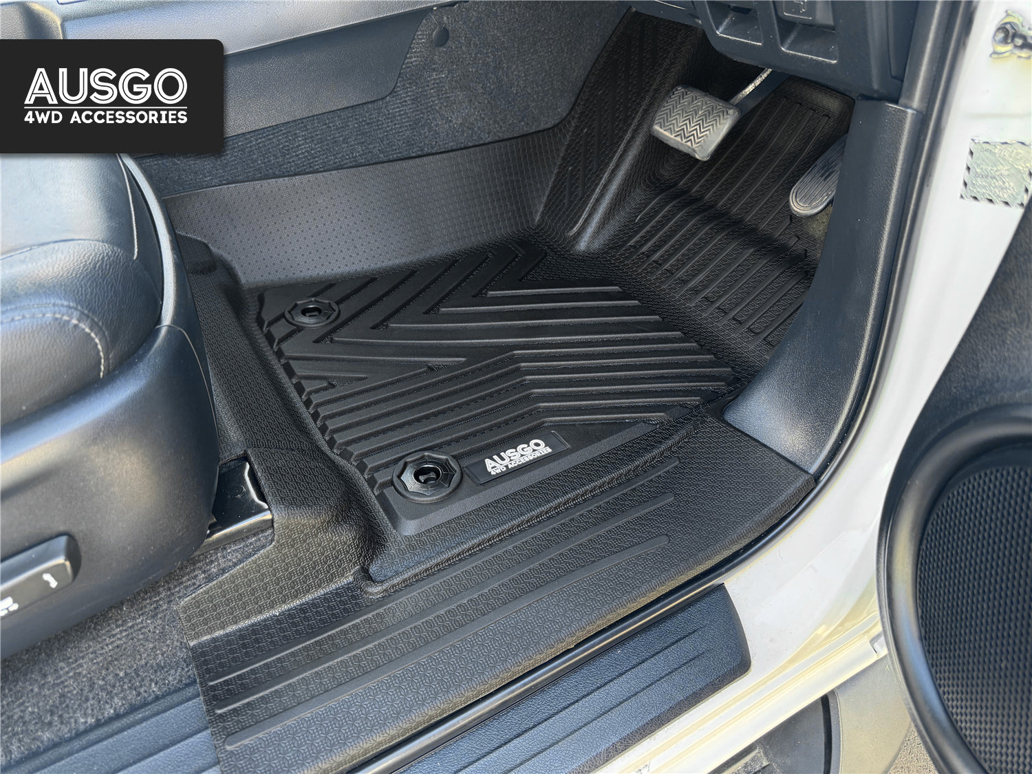 5D Injection Floor Mats for Toyota Hilux Dual Cab 2015-2025 Auto Trans