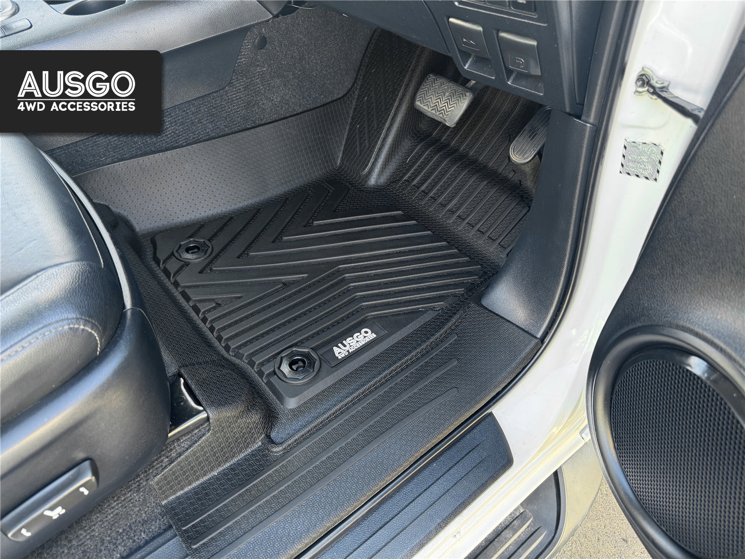 5D Injection Floor Mats for Toyota Hilux Dual Cab 2015-2025 Auto Trans