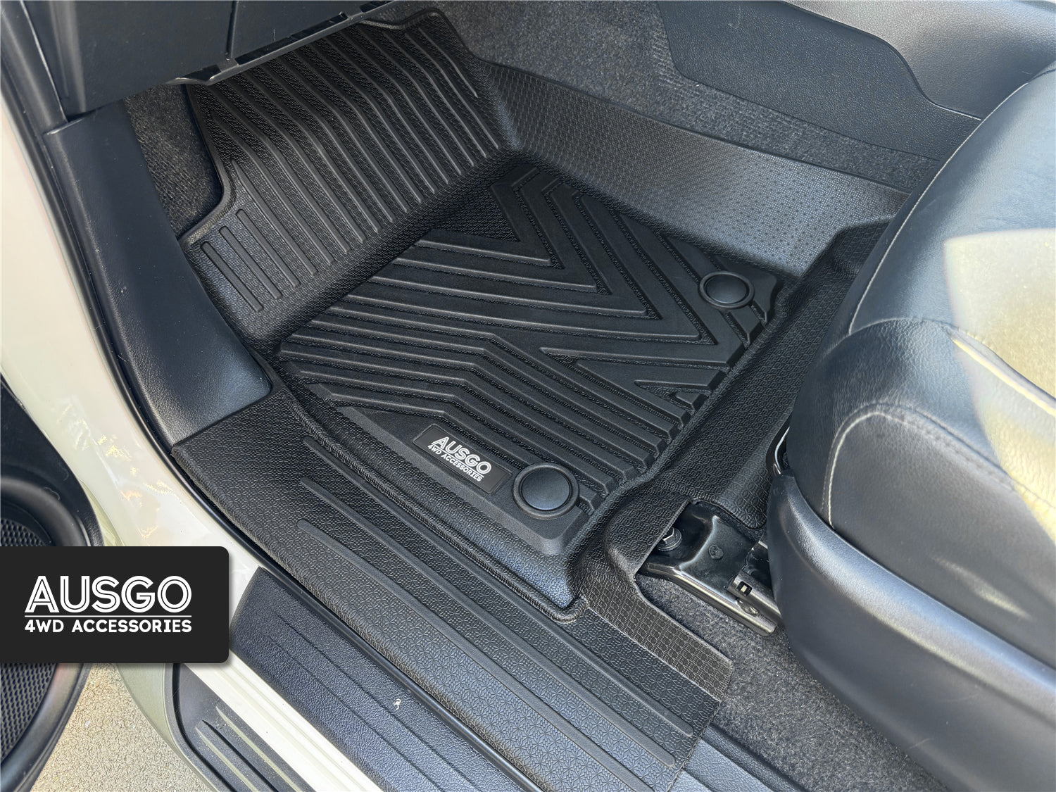 5D Injection Floor Mats for Toyota Hilux Dual Cab 2015-2025 Auto Trans
