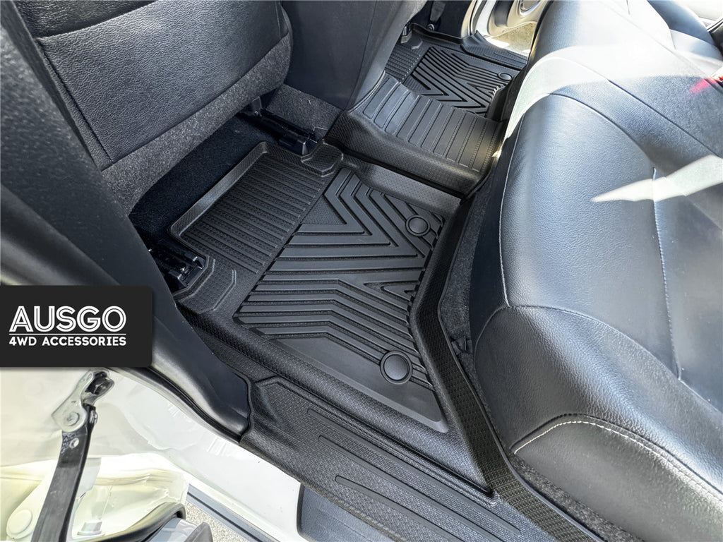 5D Injection Floor Mats for Toyota Hilux Dual Cab 2015-2025 Auto Trans