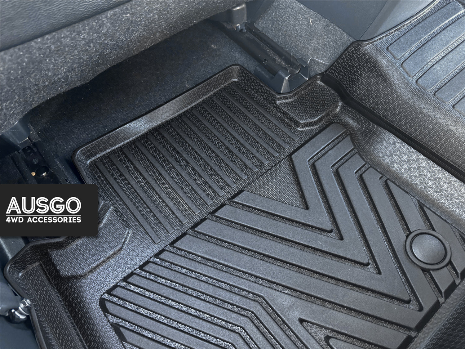 5D Injection Floor Mats for Toyota Hilux Dual Cab 2015-2025 Auto Trans